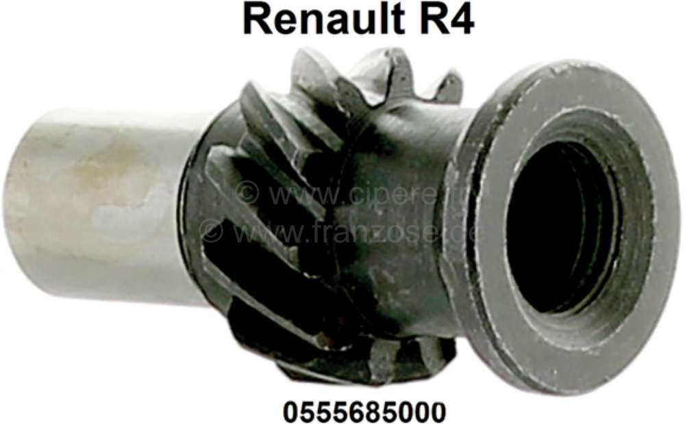 Renault - Oil pump drive shaft (distributor drive shaft) for Renault R4, R5, R6. Engine B1B + 800. 1