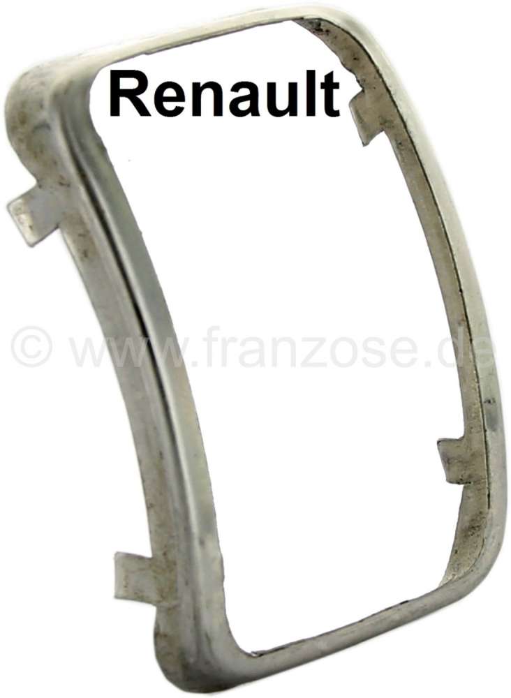 Renault - Pedal rubber frame (Chrome frame). Suitable for Renault R16 TS/TX, and many other Renault.