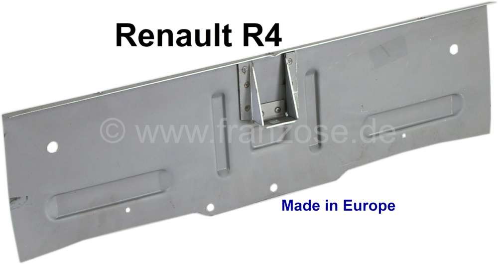 Renault - R4, Cover sheet for the crossbeam rear in the chassis. Suitable for Renault R4. The sheet 