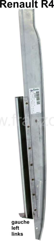 Alle - R4, D-Support completely, on the left. Suitable for Renault R4. Electrolytically galvanize