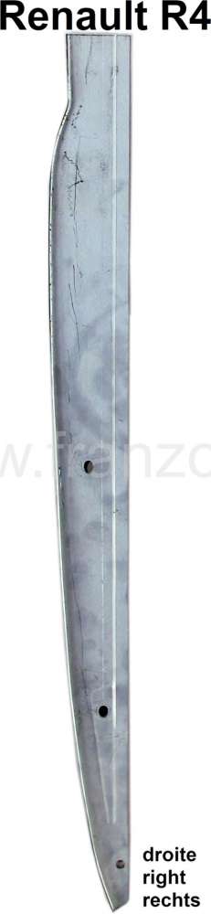 Alle - R4, D-Support only external sheet metal, on the right. Suitable for Renault R4 (1977 >). E