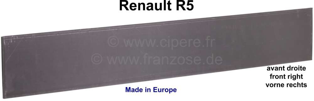 Renault - R4, Door sheet metal outside, small (repair sheet metal). In front on the right. Suitable 