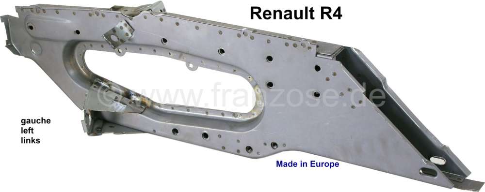 Renault - R4, Engine mounting (cross-beam completely) in front on the left at the chassis. Suitable 