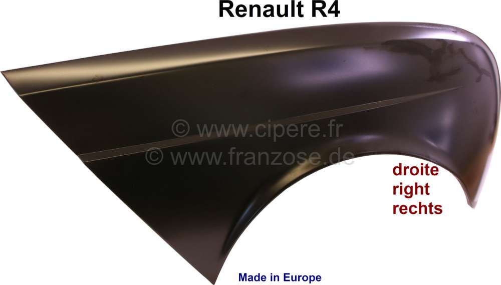 Renault - R4, Fender in front on the right. Suitable for Renault R4.