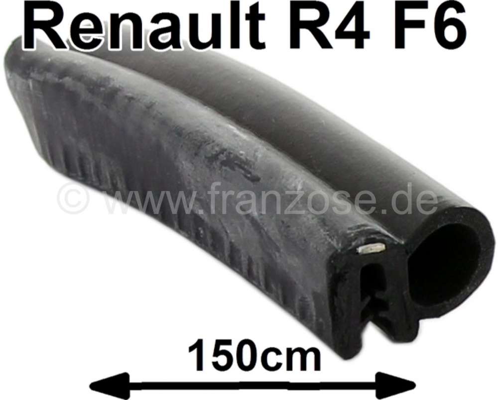 Alle - R4, Head flap seal short (about 150cm). Suitable for Renault R4 F6.
