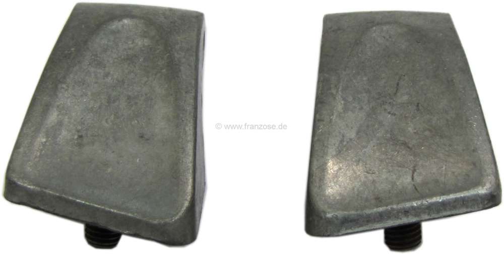 Renault - R4, Hinges largely, for the tail gate. 1 set for on the left + on the right. Suitable for 