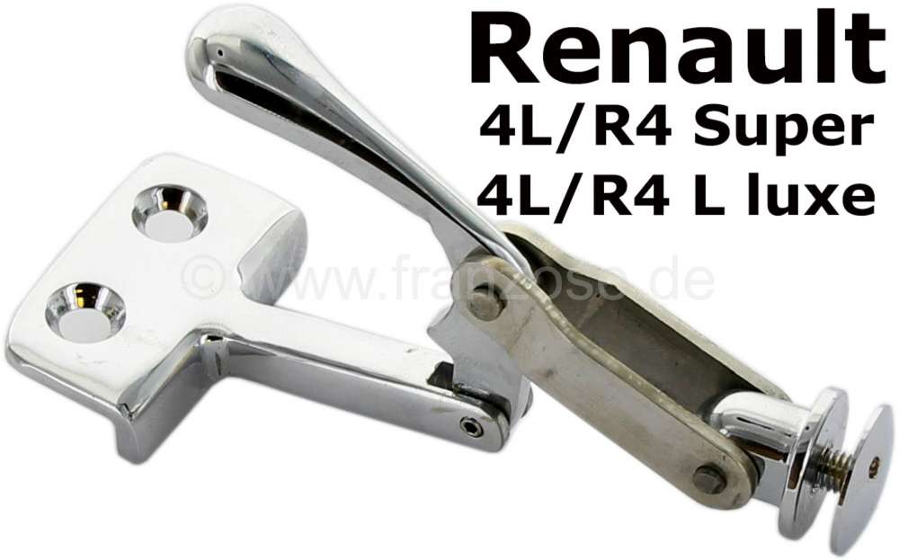 Renault - R4, window regulator for the window in the C-support. Per piece. Suitable for Renault R4 S