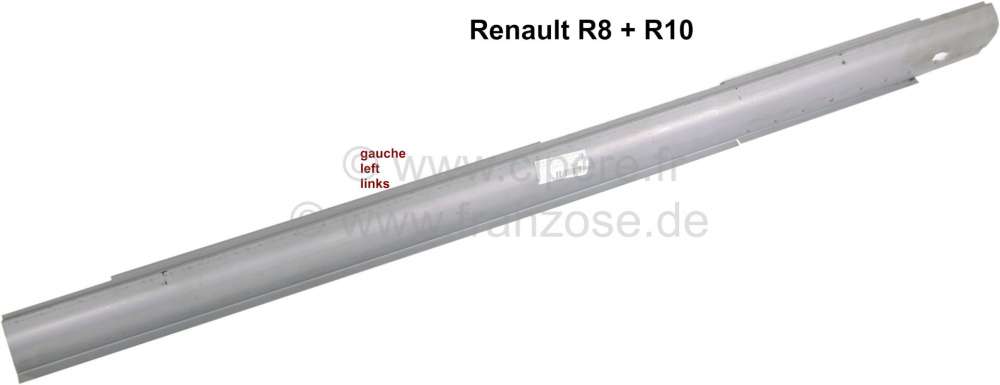 Renault - R8/R10, box sill repair sheet metal on the left, Renault R8, R10, Major. Made in Europe.