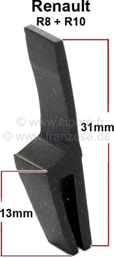 Renault - R8/R10, luggage compartment seal (by meters). Suitable for Renault R8 + R10. You need abou