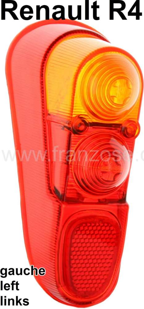 Renault - R4, tail light cap left (indicator is on top). Suitable for Renault R4, especially for Ita