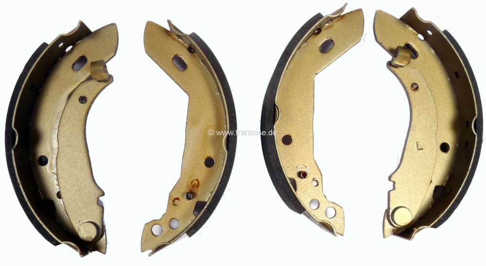 Renault - P 205/309/Super5/R9/R11, brake shoes rear with automatic adjustment. Peugeot 205 GTI, P 30