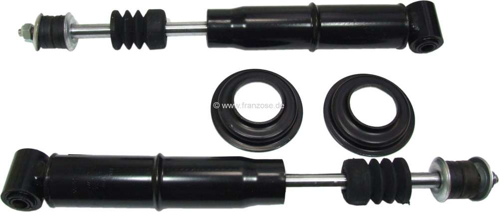Citroen-2CV - Alpine 310, shock absorbers rear (2 fittings). Suitable for Renault Alpine A310 (6 liners)
