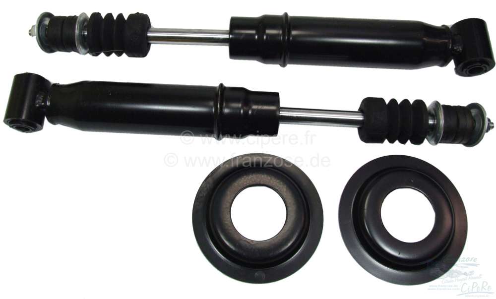 Peugeot - Alpine A310, shock absorber rear (2 fittings). Suitable for Renault Alpine A310 (6 liners)