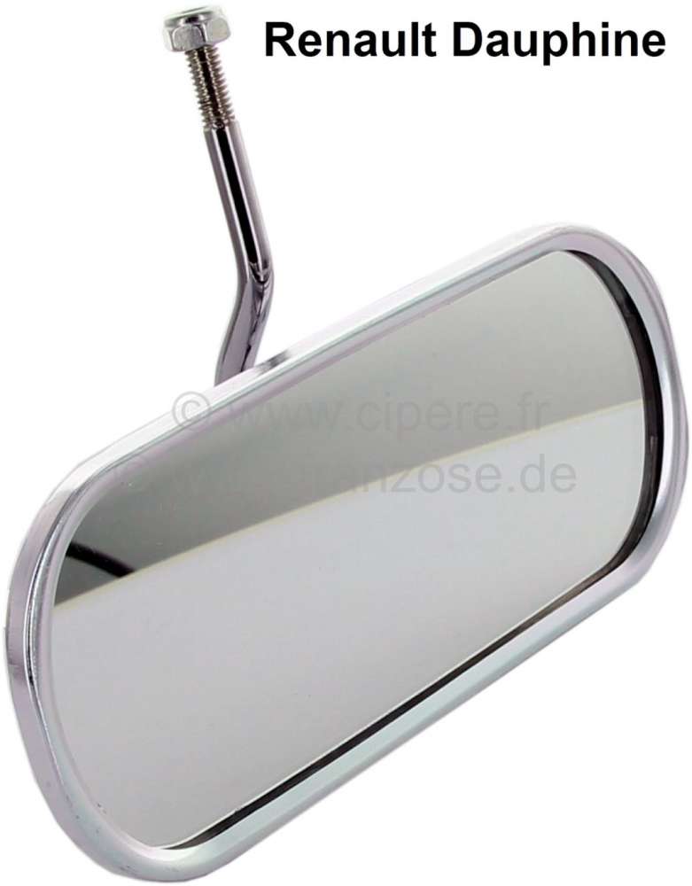 Alle - Dauphine, inside mirror. Suitable for Renault Dauphine.