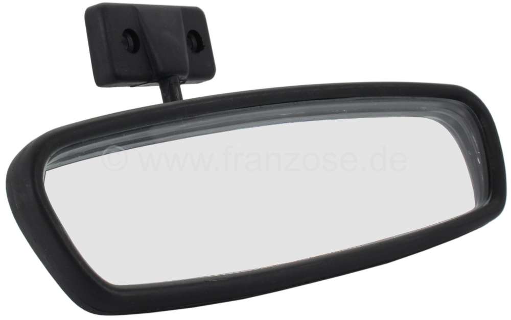 Citroen-2CV - interior mirror, suitable for renault R4, R5, R16. The mirror base is screwed on.