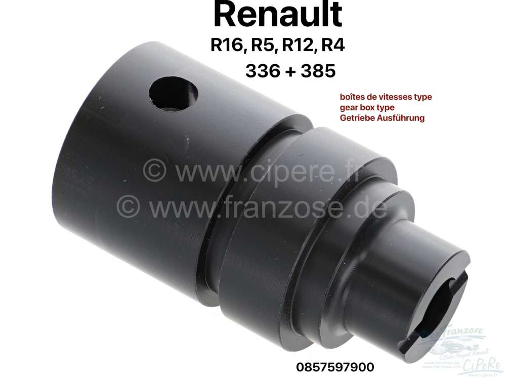 Renault - Guide in the gearbox (gearbox 336 + 385) for the speedometer shaft drive. Suitable for Ren