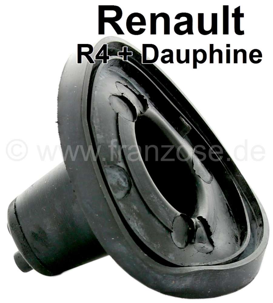 Renault - R4/Dauphine, rubber, under round indicator in front. Suitable for Renault R4, 1 series + R