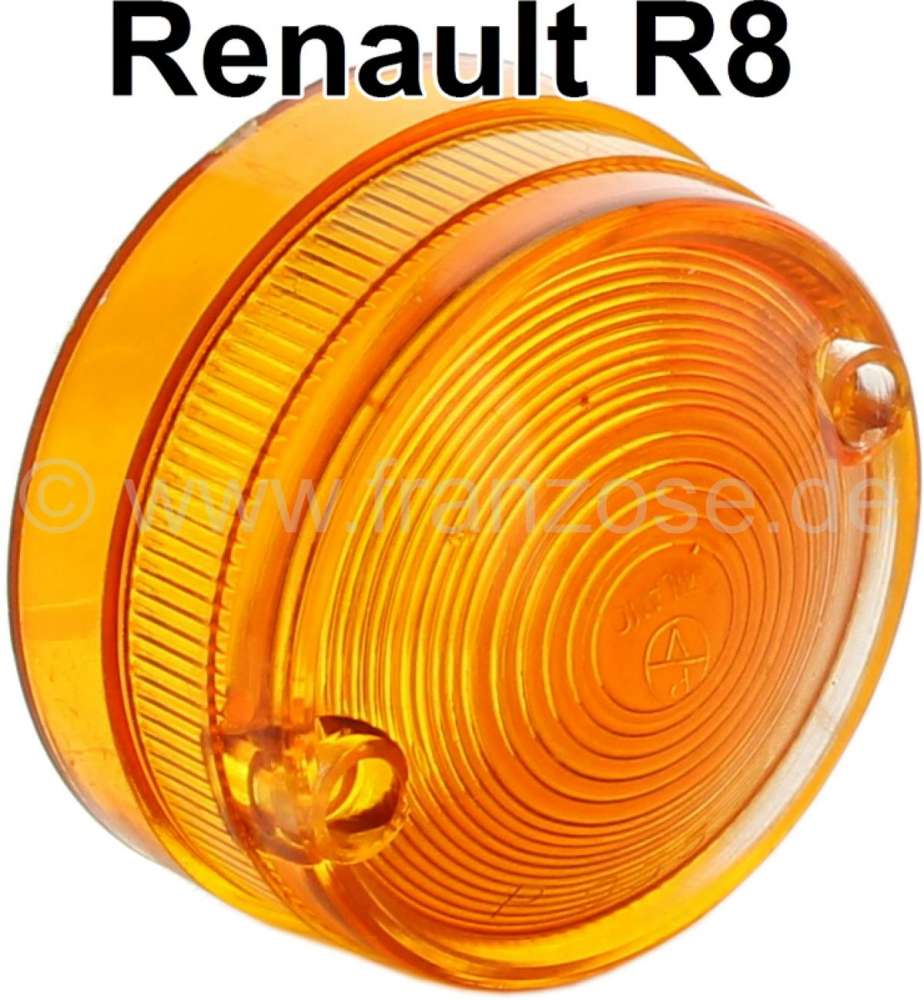 Citroen-2CV - R8, turn signal cap round. Suitable for Renault R8.