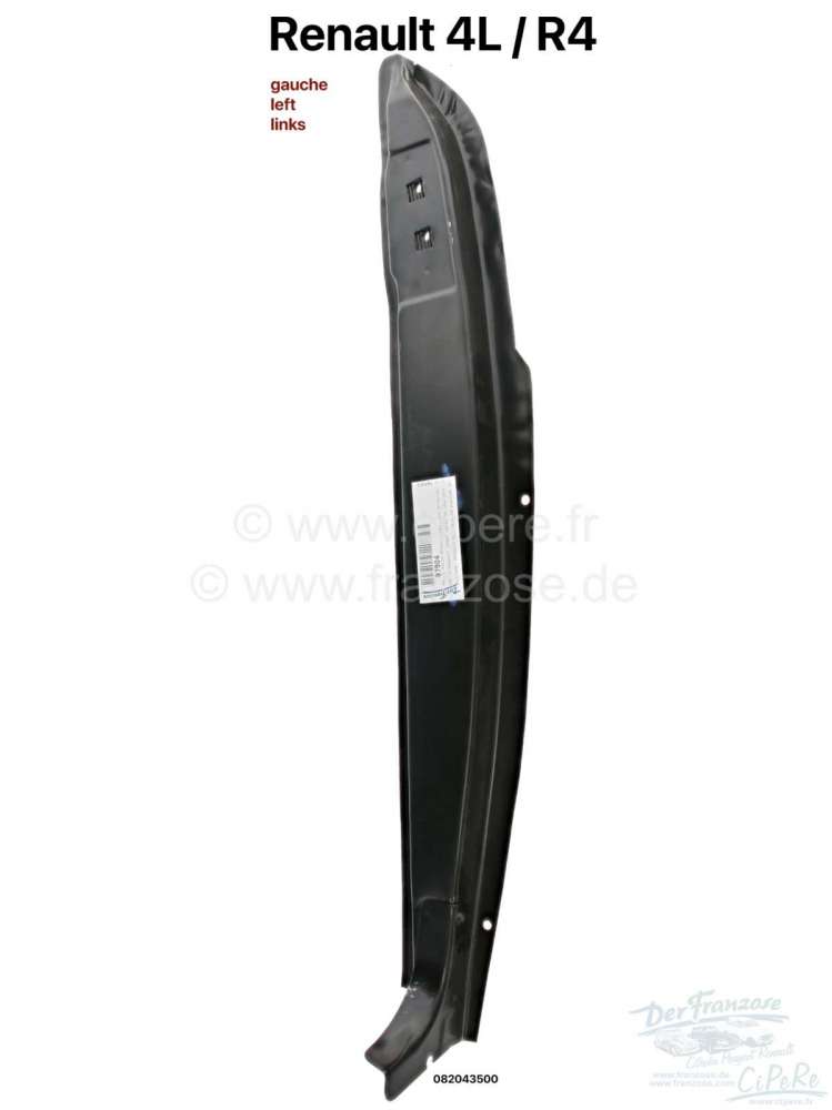Renault - R4, C-Support sheet metal on the left, like original. Suitable for Renault R4. Or. No. 082