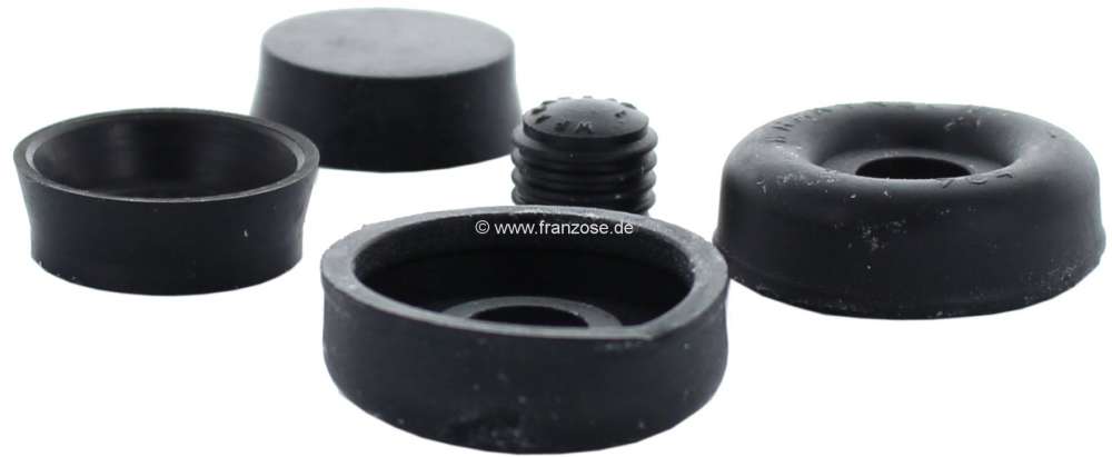 Citroen-2CV - R8, wheel brake cylinder sealing set rear. Suitable for Renault R8 to year of construction