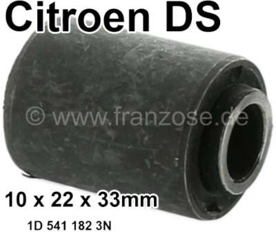 tie rod bonded rubber bushing inside suitable for citroen ds per piece dimension 10 x 22 x 33mm tie rod bonded rubber bushing inside