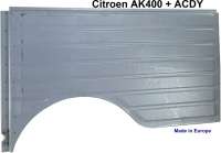 Citroen-2CV - AK/ACDY, fender at the rear left, for AK 400 + ACDY. Large corrugated sheet. Made in Europ