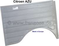 citroen 2cv azu fender rear right wide corrugated sheet P15498 - Image 1