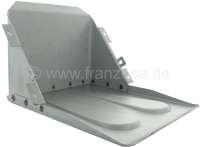 Renault - Battery box at the front wall, out of sheet metal. Suitable for Citroen 2CV.  For battery: