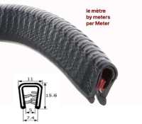 Sonstige-Citroen - Edge protection, U-profile universal. By meters, 11 mm wide. For clamping range 4-5mm. Col