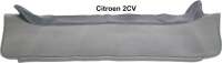 Citroen-2CV - Rear window shelf from light-grey Verlour, with grey vinyls. Very beautiful optics. Suitab