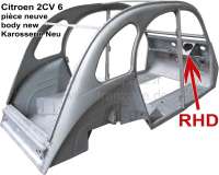 Alle - Body new! Suitable for Citroen 2CV6 RHD (right hand drive). Only collection, no dispatch p