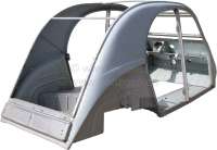 Citroen-2CV - Body new! Without 3 window (closed C-support). Diagonal rear end panel! Suitable for Citro
