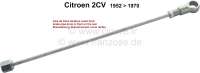 Citroen-2CV - Brake line, suitable for Citroen 2CV, of year of construction 1952 to 1970. Connection to 