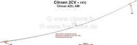 citroen 2cv brake line prefabricated hydraulic lines azu P13127 - Image 1