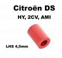 citroen 2cv brake line prefabricated hydraulic lines hose rubber 45 mm lhs red P32580 - Image 1