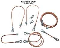 citroen 2cv brake line prefabricated hydraulic lines set system dot P13182 - Image 1