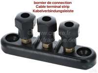 Peugeot - Cable terminal strip, with 3 connection. Suitable for Citroen 11CV + 15CV. This terminal s