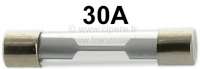 Citroen-DS-11CV-HY - Glass fuse 30A, 6,3 x 32 mm