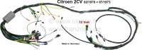 Alle - Main cable harness for Citroen 2CV. Installed from year of construction 02/1970 to 07/1973