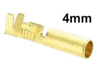 Alle - Round pin plug, 4mm, feminine