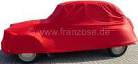 Citroen-2CV - Car cover 2CV, colour red. High quality synthetic fibre, air-permeable. Specially make for