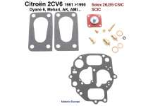 citroen 2cv carburetor gasket sets carburettor repair kit oval P10710 - Image 1