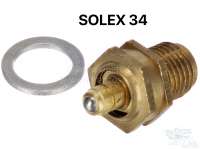 Citroen-2CV - Float needle valve for Citroen 2CV6, for Solex carburetor 34. Nozzle size: 130. Not fittin