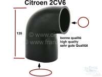 Citroen-2CV - Rubber hose for 2CV6, between carburetor + air filter (oval carburetor). Very , very good 
