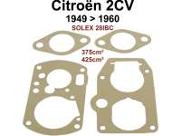 Citroen-2CV - Carburetor sealing set for Citroen 2CV starting from year of construction 1949. Engines wi