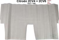 citroen 2cv carpet sets floor mats rear rubber mat grey P18368 - Image 1