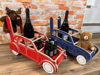 Peugeot - Children's push 2CV (for learning to walk). Approx. 78cm long. Made entirely from wood. Ma