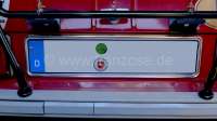 Sonstige-Citroen - License plate handle made of metal, anodizes. Suitable for all license plates, who are 520