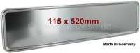 Peugeot - License plate handle made of metal, anodizes. Suitable for all license plates, who are 520