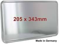 Citroen-2CV - License plate handle rear, made of metal, anodizes. For license plate 205x343mm. Suitable 